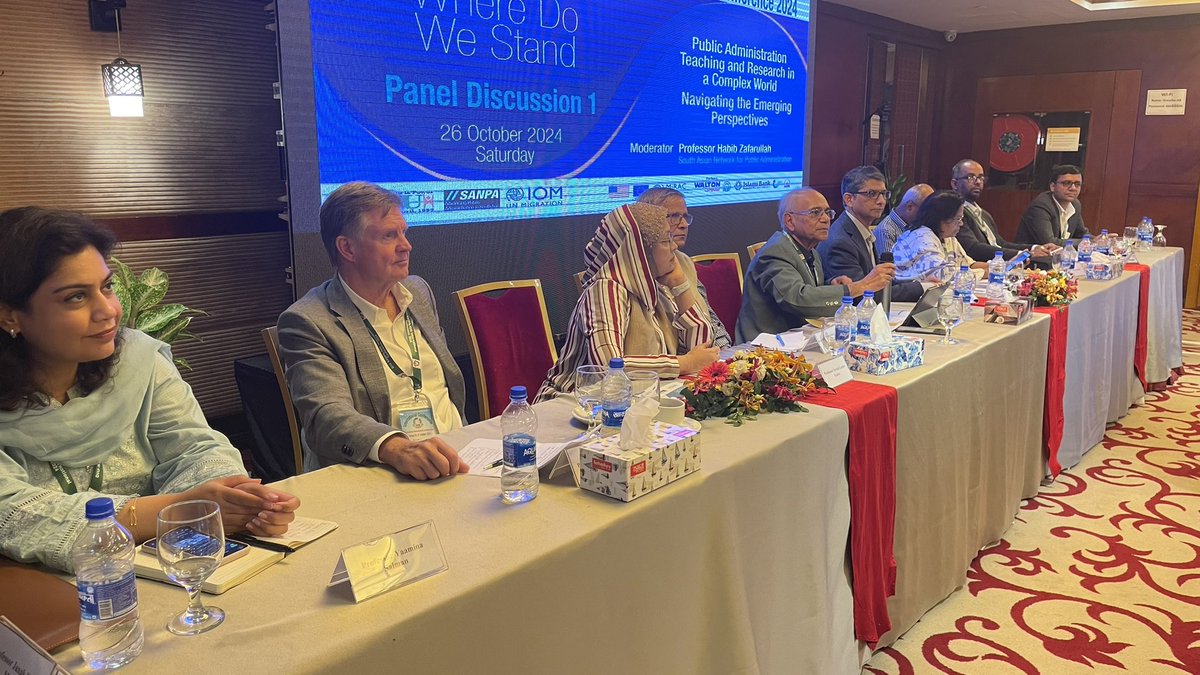 Participated in SANPA panel today on Public Administration Challenges in a Complex world. Big theme was adapting  to national and cultural contexts
@PolicyCollege