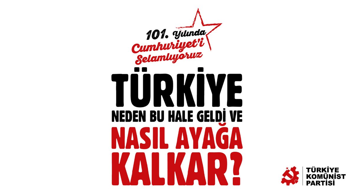 Bu hafta sonu birçok yerde "Türkiye Neden Bu Hale Geldi ve Nasıl Ayağa Kalkar?" sorusunu yanıtlamak üzere yan yana geleceğiz.

🚩Cumhuriyet'in 101. yılını karşılamak için Ankara, İstanbul ve İzmir'de düzenlenecek büyük halk buluşmalarının yanı sıra diğer illerdeki