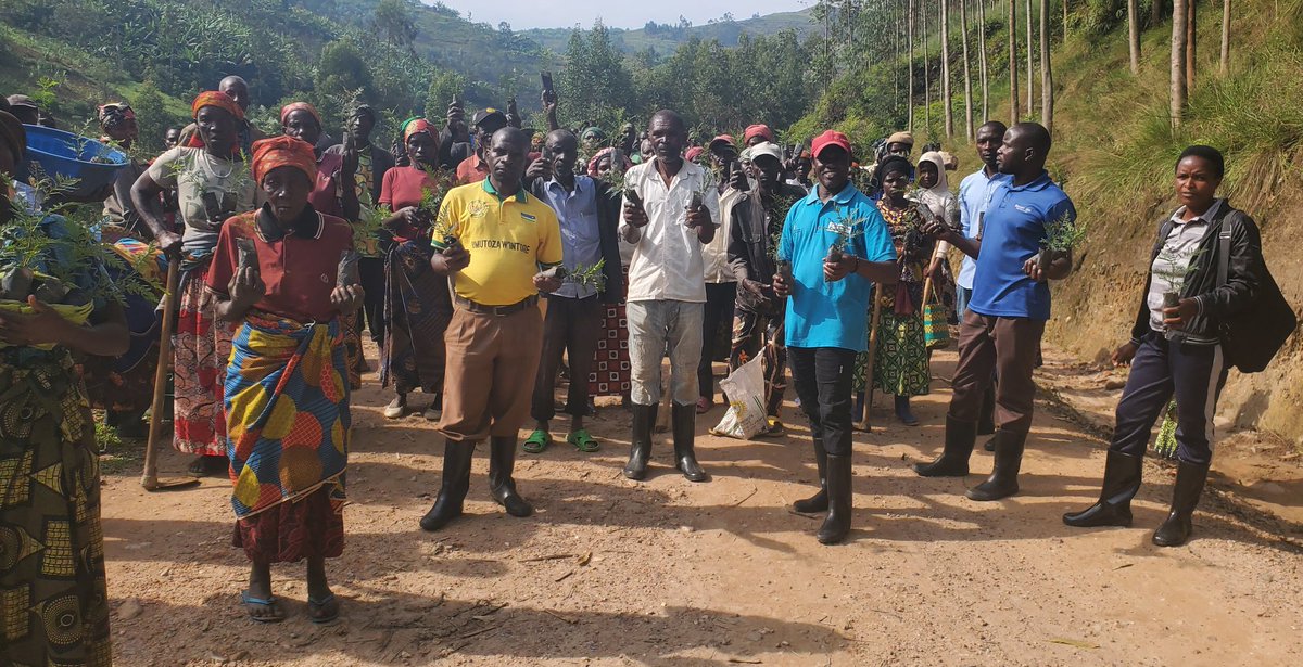 Umunyamabanga Nshingwabikorwa w'umurenge wa <a href="/GashenyiSector1/">GASHENYI Sector Official Page</a> Bwana <a href="/inzizaJbosco/">NKURUNZIZA J.Bosco,</a> yifatanije n'abaturage b'akagari ka Rutenderi mu muganda wo gutera ibiti bivangwa n'imyaka <a href="/gahundemaurice/">Maurice Mugabowagahunde</a> <a href="/GakenkeDistrict/">Gakenke District</a> <a href="/muka_vestine/">Vestine Mukandayisenga</a>