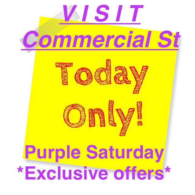 It’s finally here our fantastic Purple Saturday event!

Lots of our Retailers Group member shops are offering special deals today only! 

Best get down &amp; bag some bargains!

Harrogate Town AFC Store have a fantastic tombola with Town Merch to be won

#Harrogate #shoplocal #indie