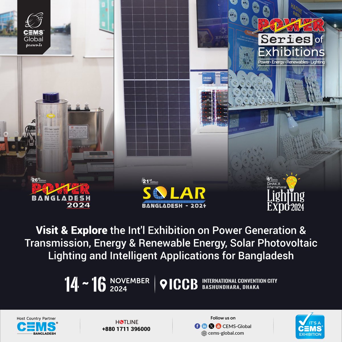 CemsIndia's tweet photo. Visit, Meet and Connect with International Manufacturers &amp; Suppliers Showcasing innovative technologies on Power Generation &amp; Transmission, Energy and Renewable Energy in the CEMS-Global USA's Power Series of Exhibitions 2024.

Register now to visit: https://t.co/1orMuDUz8v https://t.co/CS5oXqzcB6
