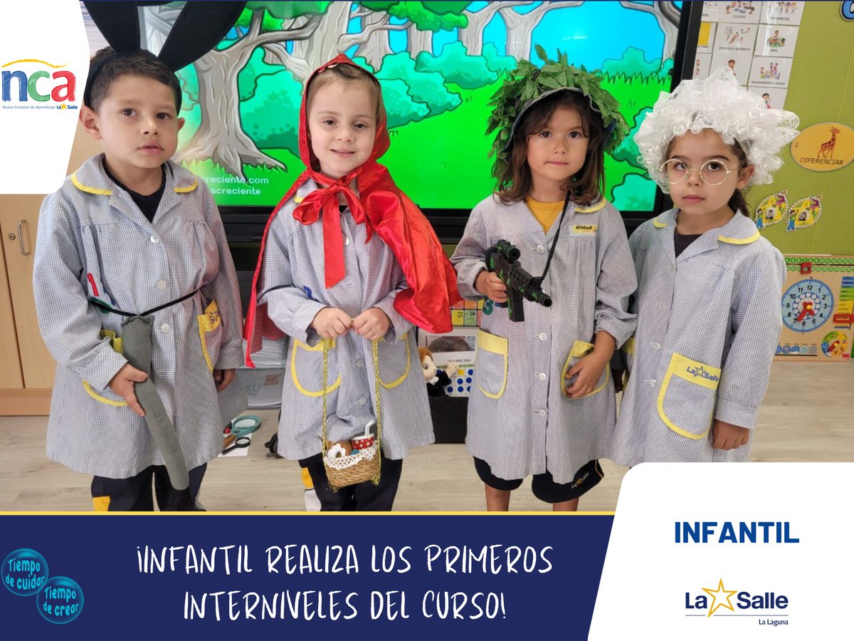 😍¡Infantil realiza los primeros Interniveles del curso!

😃👉Más Info: lasallelalaguna.es/infantil-reali… #NCA #Infantil #LaSalle #LaSalleLaLaguna #SomosLaSalle