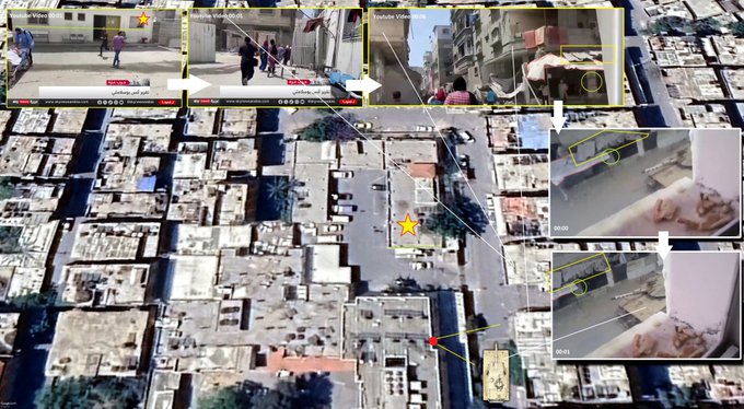 Building which tank passed was cross-located using this report from May: