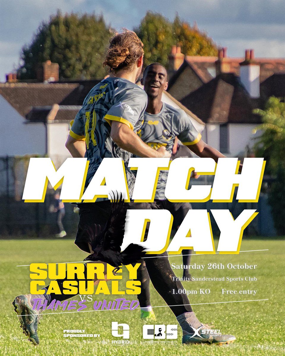 Today’s game V <a href="/ThamesUnitedFC/">ThamesUnitedFC</a> should be a good one.