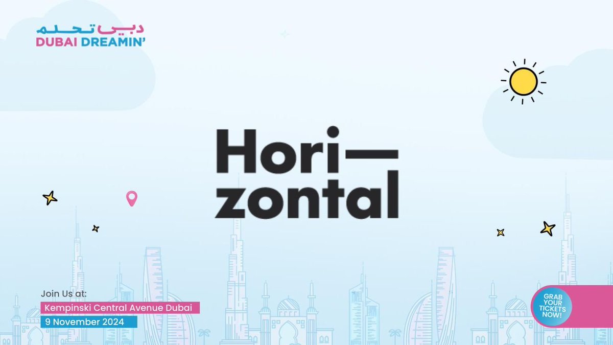 🤝 <a href="/HztlDigital/">Horizontal Digital</a> is joining us as Event Supporter for Dubai Dreamin' 2024! 🎉✨

Don't miss out on the opportunity to connect with industry leaders and trailblazers from around the world!🌍

#TrailblazerCommunity #DubaiDreamin24 #DD24 #Salesforce #Dubai