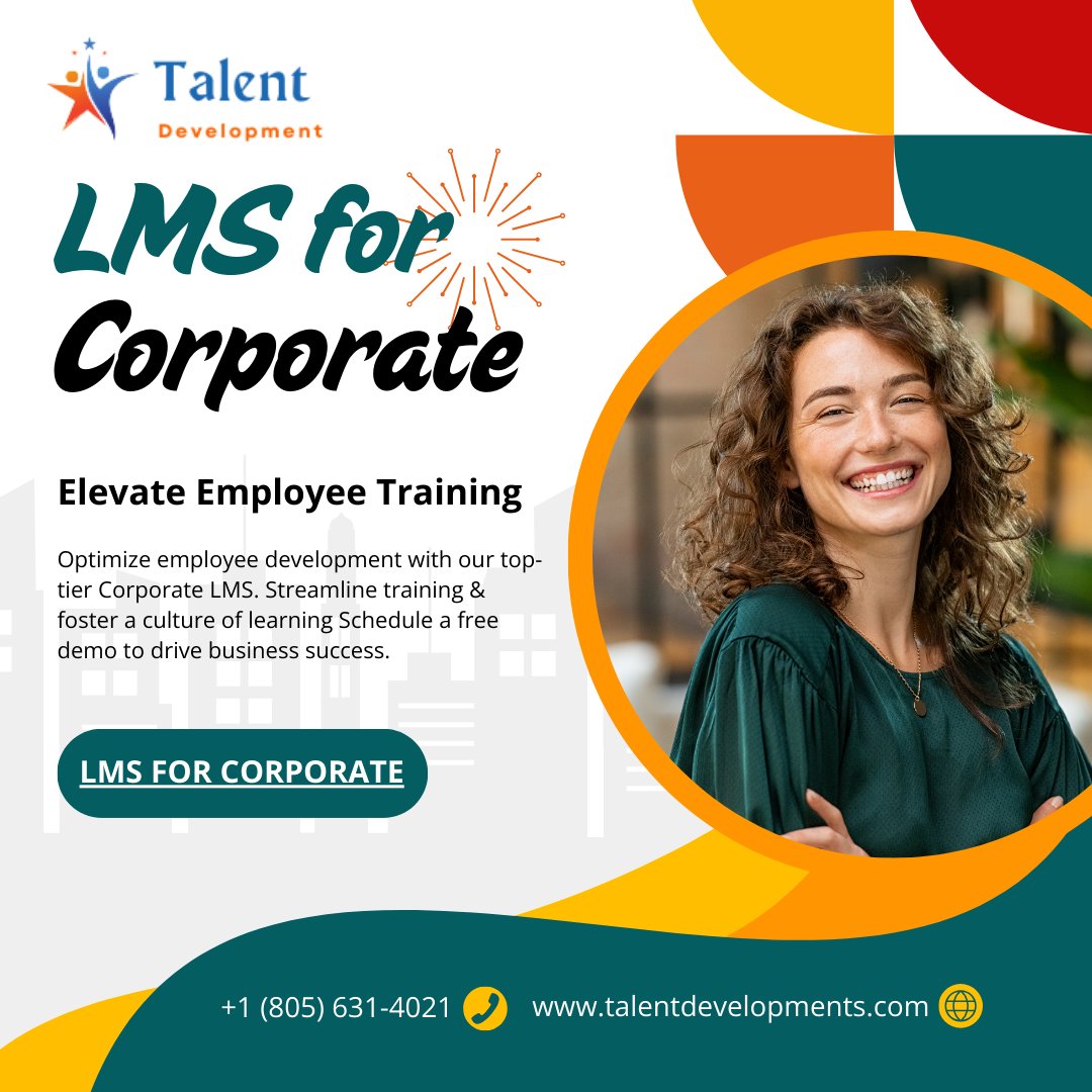 Corporate LMS | Elevate Employee Training
Optimize employee development with our top-tier Corporate LMS. Streamline training &amp; foster a culture of learning Schedule a free demo to drive business success. talentdevelopments.com/lms-for-corpor…
#BestLMSforcorporate
#CorporateLMS
#LMSforcorporate