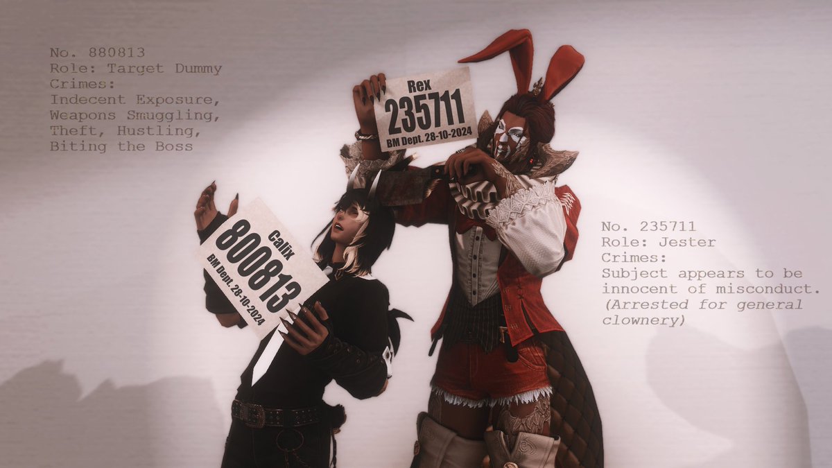 bloodmoon_xiv's tweet photo. No bunnies were harm in the making of these gposes- https://t.co/bcTY4RhiE9