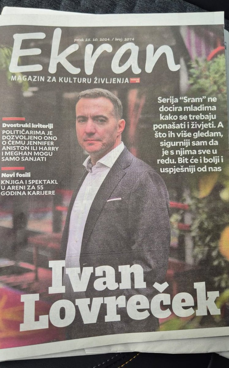ivanlovrecek's tweet photo. About producing #sramhr in an interview for @vecernji_list https://t.co/EIQC8LEzMX https://t.co/gUWFvi9nJt