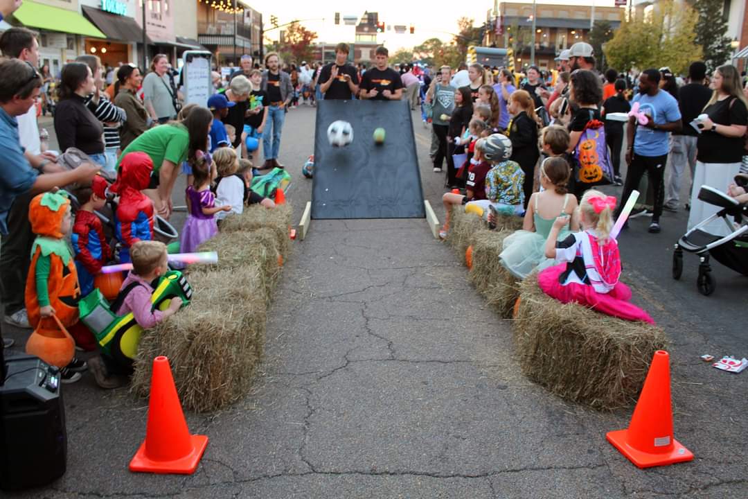 We are still reliving all the great memories made during Downtown Pumpkinpalooza on Thursday evening. We have lots of photos from this event, and we thank everyone who visited with our team and the Chick-fil-A Cow! 

Enjoy all the photos at facebook.com/CFAStarkville.
