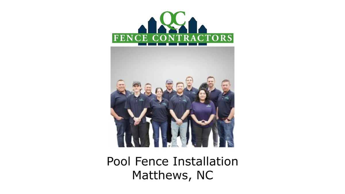 QCFenceMatthews's tweet image. Pool fence installation Matthews, NC - QC Fence Contractors - #PoolFenceInstallation #FenceContractor #Matthews #NorthCarolina