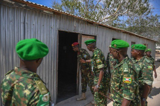 sntvnews1's tweet image. #ATMIS says the handover of Forward Operating Bases (#FOBs) to the National Armed Forces represents the increasing capacity of the @SNAForce and #Somalia's progress towards assuming increased security responsibilities.