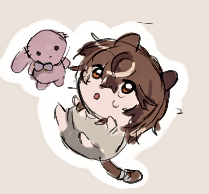 is anyone up for an art trade ? 🥹
i need more art of my stinky street cat son...