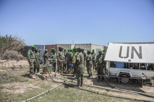 RadioMuqdisho's tweet image. #ATMIS says the handover of Forward Operating Bases (#FOBs) to the National Armed Forces represents the increasing capacity of the @SNAForce and #Somalia's progress towards assuming increased security responsibilities.