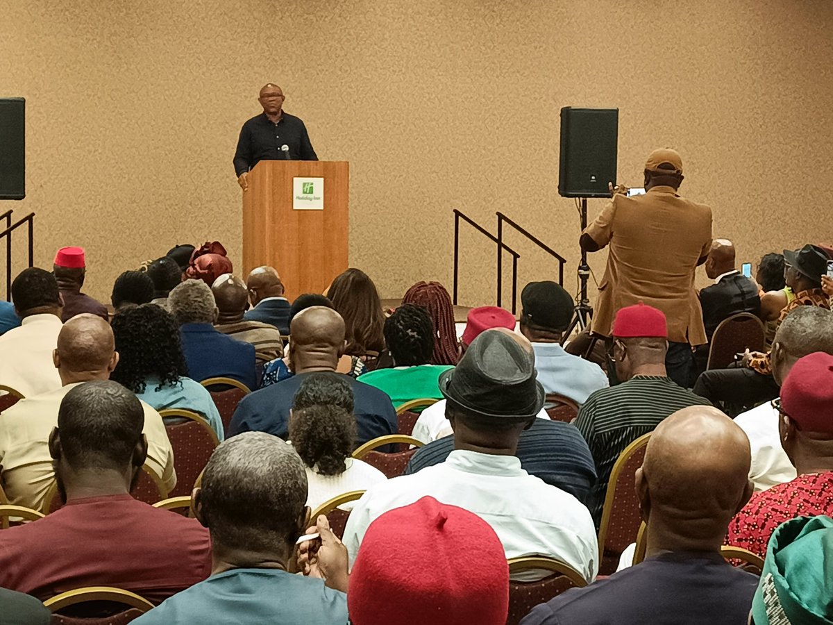 Drmopaul's tweet photo. It was a true privilege to witness Mr. Peter Obi, one of the most influential leaders of our time, on Friday, 25 October 2024, at the Los Angeles Appreciation Tour held at the Holiday Inn Torrance, 19800 S. Vermont Ave, Torrance, CA, 90502. He graced California with his profound insights.

Mr. @PeterObi captivated the Nigerian diaspora community, emphasizing the importance of consistency and resilience in the mission to build a new Nigeria. The occasion not only provided a platform for connection and exchange of ideas but also strengthened our shared commitment to a stronger, more resilient Global Obidient Movement and the ideals of a revived new Nigeria project. Mr. @PeterObi's visionary leadership continues to inspire, reminding us that our present challenges serve as both a measure and a driving force, essential for creating the most progressive Black nation on earth.

DrMo