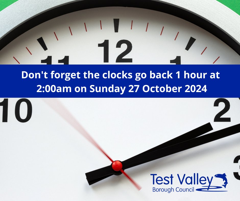 TestValleyBC's tweet image. 🕰 Don’t forget to set your clocks back one hour at 2am tonight (Sunday 27 October 2024). Enjoy the extra hour of sleep! 😴

 #ExtraHour