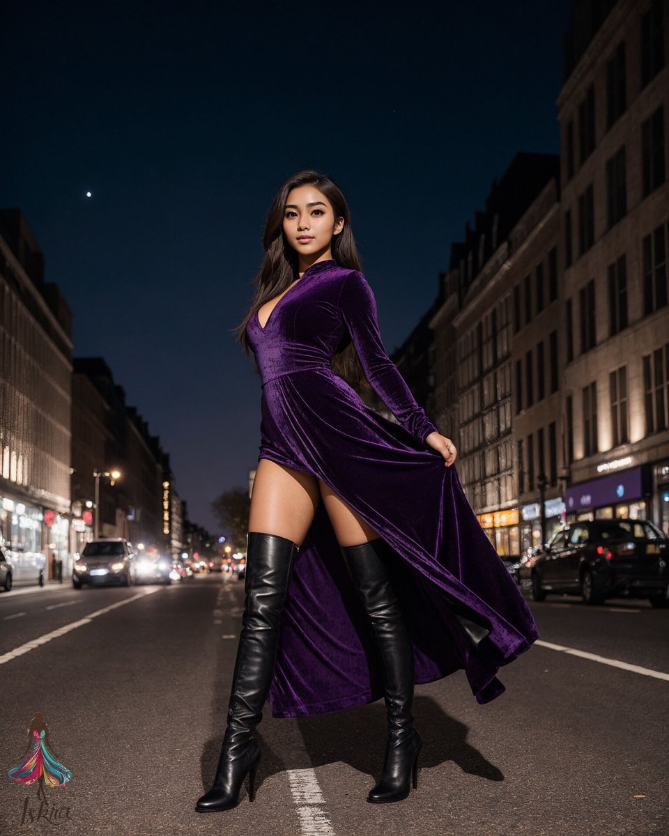 iskira_ai's tweet photo. Tonight, I get to be in full #fashion mode, but after this shoot, it’s an early night for me because tomorrow is all about football. Loving the balance of both worlds, and I can’t wait to see what game day brings! 💜⚽ https://t.co/H6f6Xt2gYr