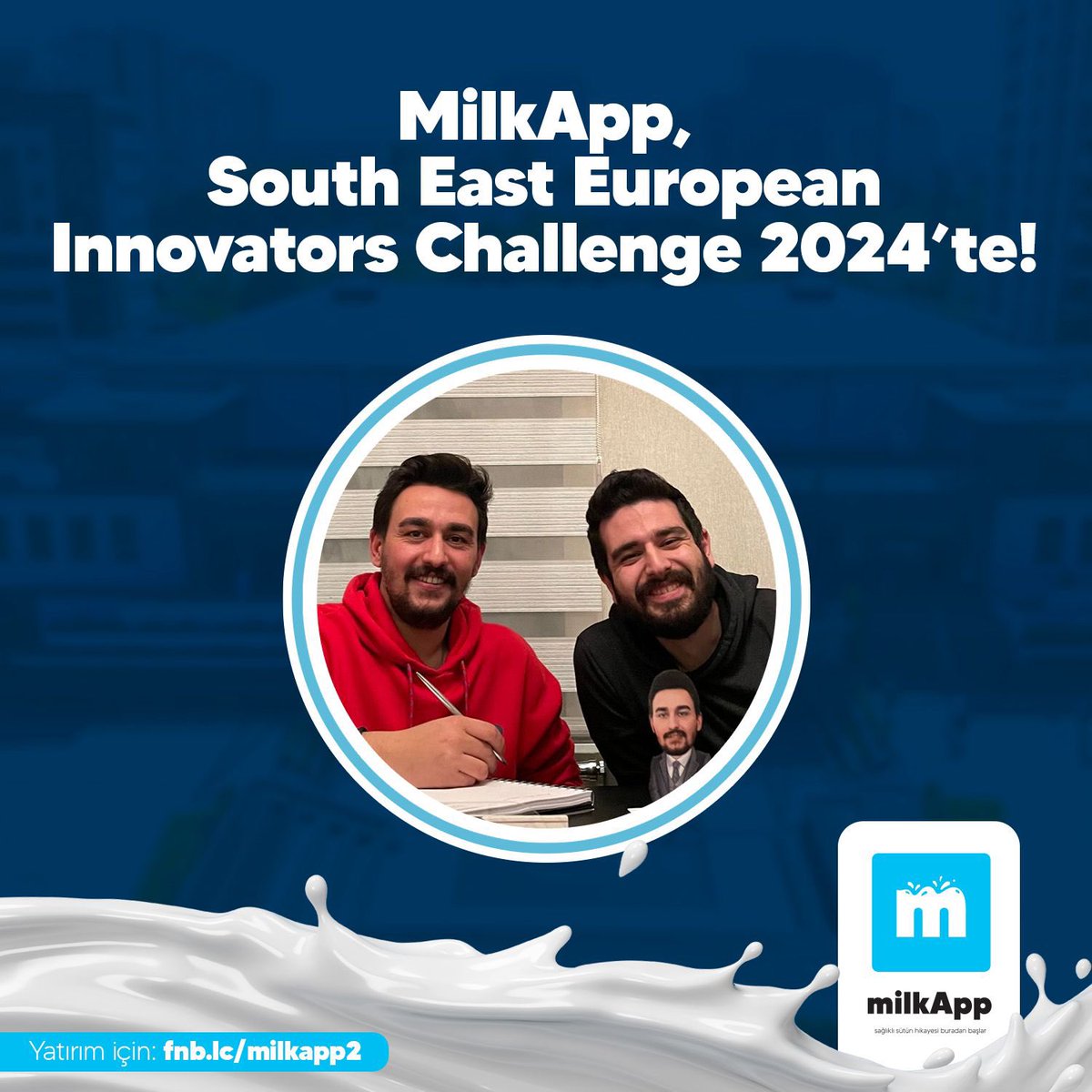 Yenilikçi çözümlerimizle sektördeki dönüşümü desteklemek için bu yılki South East European Innovators Challenge'da yer almaktan gurur duyuyoruz!
Yatırımcımız olmak için: 
fnb.lc/milkapp2
<a href="/fonbulucu/">fonbulucu</a>