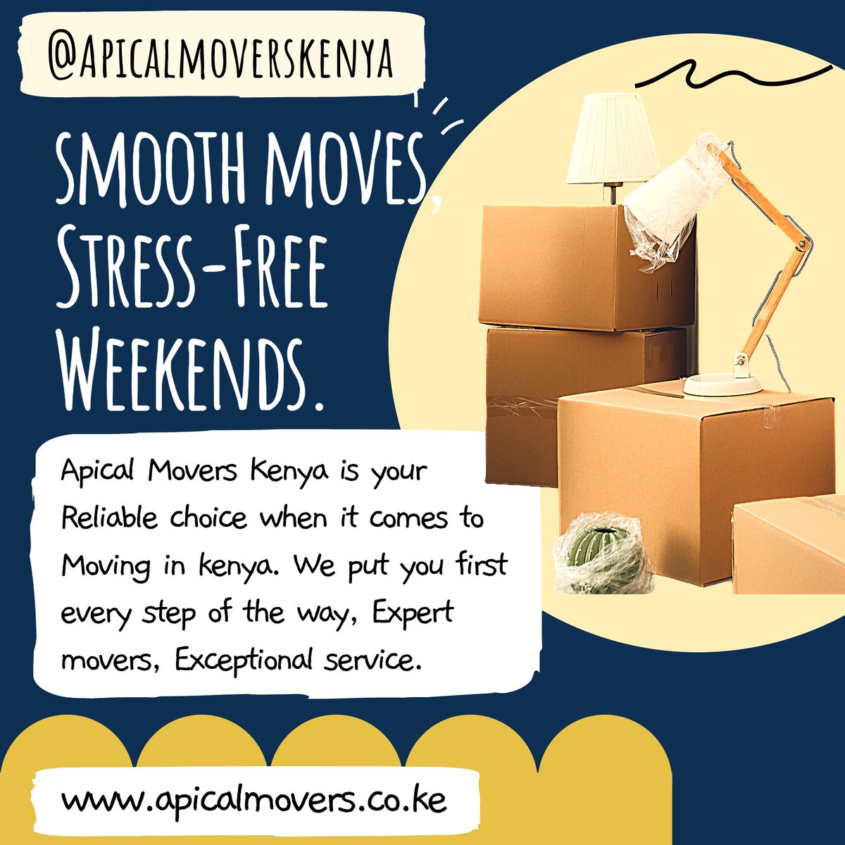 Apicalmovers's tweet image. Moving made Easy, Weekends made fun😎
Trust us to deliver a swift transition ✅
📲0700790508.
apicalmovers.co.ke/contact/
#weekendmove #movingcompany #easymove