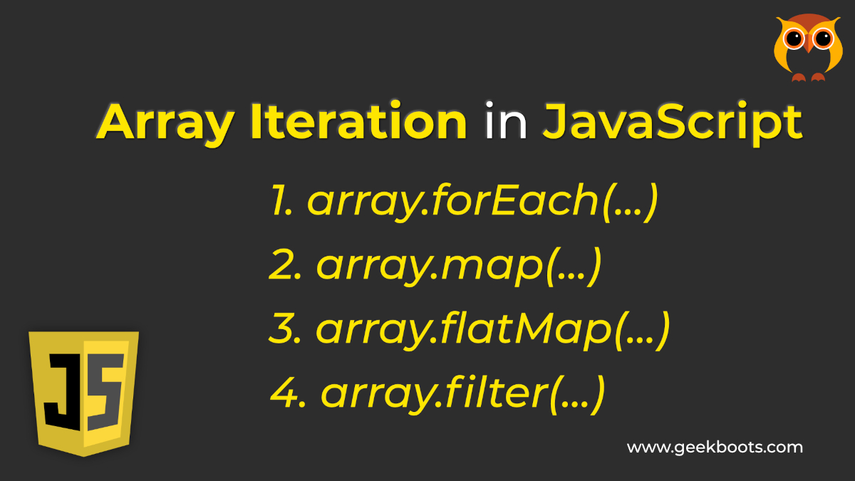 geekboots's tweet photo. Array Iteration in JavaScript: A Comprehensive Guide Part 1
https://t.co/LaBDgO2tVl
#javascript #js #array #arrayiteration #webdesign #webdevelopment https://t.co/RHDhdgy3cW
