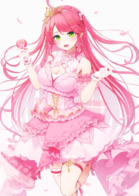 盛大に咲き誇ってくれ!!!#さくらみこ #咲き誇るみこち 