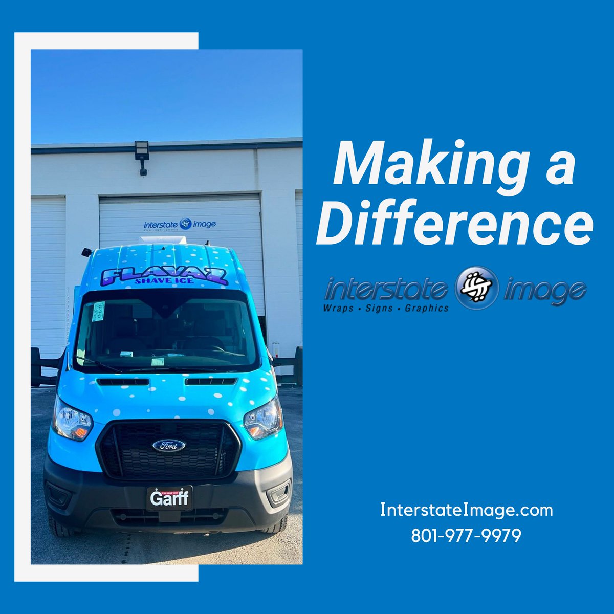 Interstateimage's tweet image. This October 26, celebrate National Make a Difference Day with us. See how our vehicle wraps can make a difference for your business.
bit.ly/3qwBPPN 
 #MakeADifferenceDay #VehicleWrap