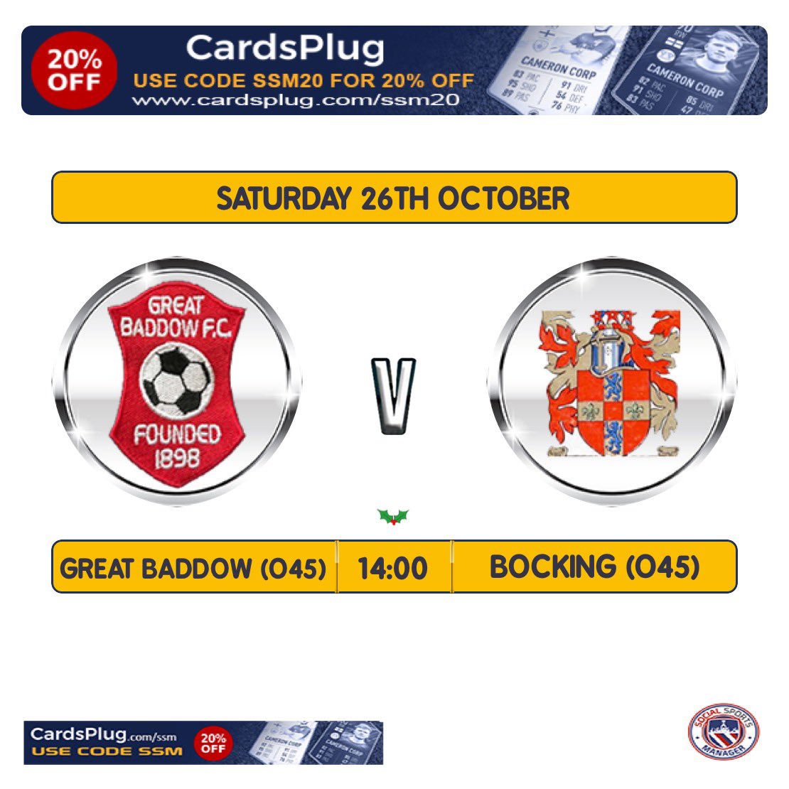 Bocking Vets FC (45’s & 55’s) tweet media