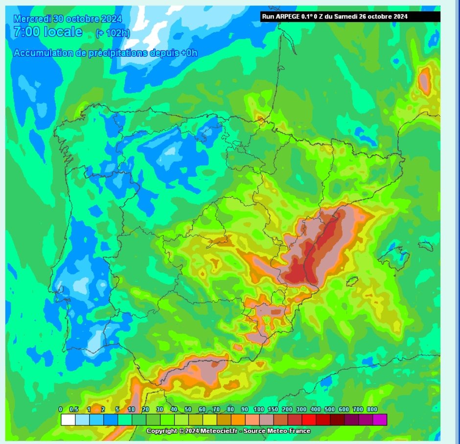MeteoChatSE's tweet photo. ACTUALIZACIÓN DANA lunes 28- miércoles 30 🌧️🌧️. Adjuntamos acumulados de diferentes modelos hasta el jueves. En el SE como es habitual en este tipo de episodios la orografía jugará un papel muy importante en la distribución espacial de las 🌧️🌧️. El martes jornada más adversa ⚠️⚠️ https://t.co/hkFOBJs5h4