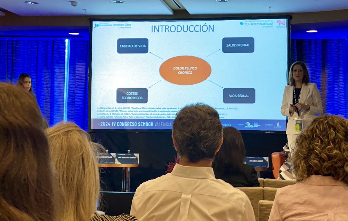 Dolor pélvico cronico cada vez mas diagnosticado pero sigue siendo un reto terapéutico #CongresoSEMDOR2024