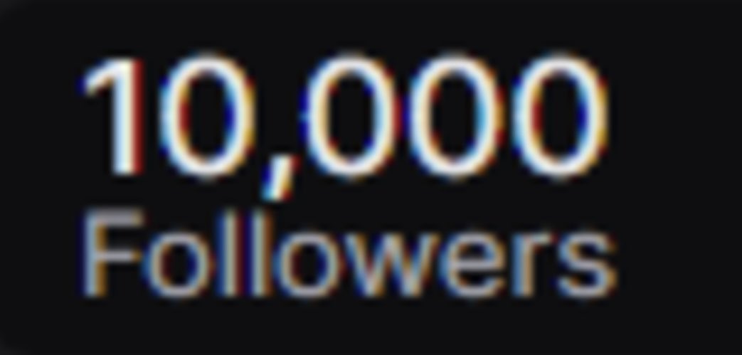 I never thought I’d get anywhere near this point. Thank you all so much ❤️