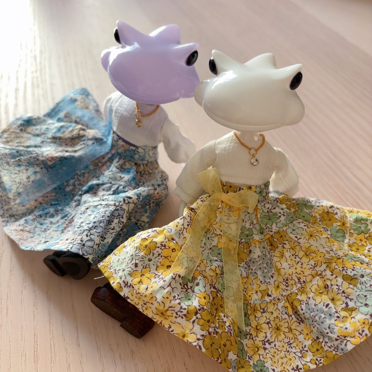 beginningchen's tweet photo. New clothes for Wonder Frog🥰

I’ll be attending I DOLL in Tokyo on 12/01🙌

#始一工作室 #wonderfrog 
#wandashop #wandain台灣 #wandain台湾 #ワンダーフロッグ https://t.co/jEA1E5SyBv