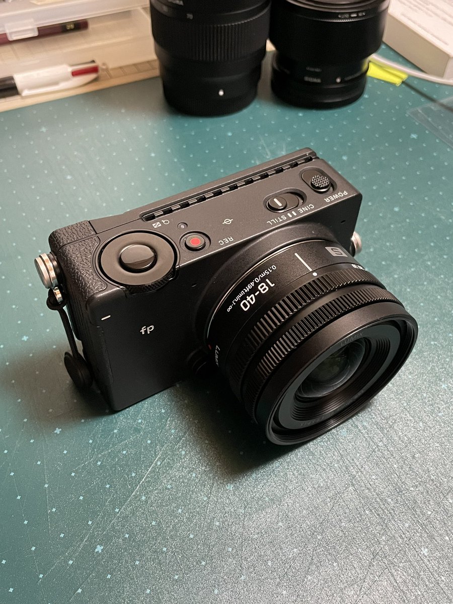 フクママ SIGMA fpの完成度がさらに高くなった気がする。 LUMIX S 18-40mm F4.5