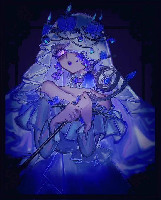 メリー霊の蝋燭#第五人格イラスト 