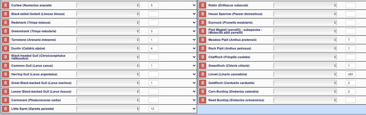 #BCBW24 Great to see everyone at Heybridge GP yesterday with great birding and lovely weather too. Attached are screen shots from BirdTrack of the bird list for the walk. (Note some birds seen by <a href="/callacola/">Carla Davis</a> and I along canal are included) <a href="/EssexBirdNews/">EBwS Bird News</a> <a href="/SwallowBirding/">Swallow Birding & Wildlife</a>