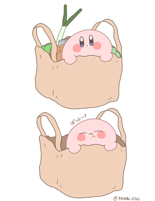 カービィちゃんが喜ぶなら許す… #カービィイラスト #カービィ