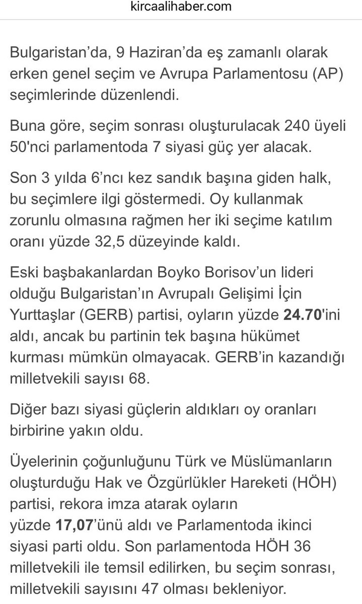 58fatihsezer's tweet photo. Resmi verilere göre Bulgaristan’ın %8,4’ü Türk.

Türklerin kurduğu Hak ve Özgürlükler Hareketi son seçimde %17 oy aldı ve 2. oldu.

Ülke AB ülkesi; ülkede terör yok, Türklerin ayrılma isteği yok.

Ülkede resmi dil Bulgarca ve anadilde eğitime izin verilmiyor. (Seçmeli Türkçe var) https://t.co/gtuM61ImYU