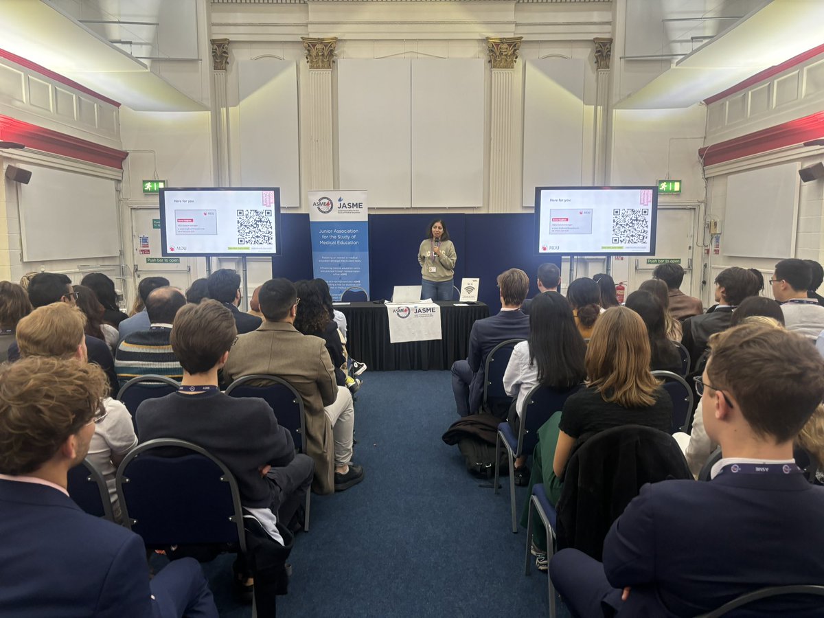 Delighted to be kicking off #JASME24 with a keynote speech from Professor Mini Singh 

We have a full house today at a sold out conference - it is testament to how much great research &amp; work in #MedEd is being done by students &amp; FY doctors

<a href="/asmeofficial/">Association for the Study of Medical Education</a>