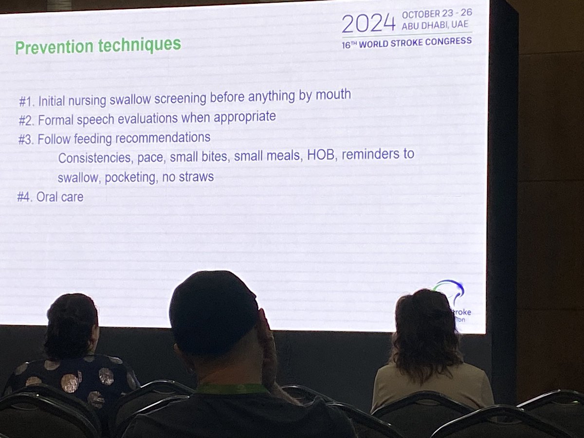ali3lsaleh's tweet photo. It is such a wonderful day with interesting topics in #nursing provided by @ANVC__  NIH #Stroke scale, Pathophysiology and management of blood pressure, #Dysphagia screening
sessions @WorldStrokeOrg @StrokeMena https://t.co/E2yDoNCz2c