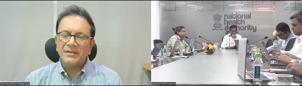 AyushmanNHA's tweet photo. The discussions focussed on the budget allocation to ABDM, current Budget distribution, and understanding current initiatives and the progress, #DHIS, #ScanandShare, #NHCX, #UHI, #Microsites and the way forward for optimistic adoption by the public and private sector. https://t.co/cbMXBigOSr