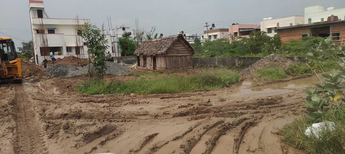 ArvindActivist's tweet photo. Bad road conditions. No proper action even after raising requests in CM Cell aswell. Road disappeared after rains. 
People suffering 😔 
Keeranatham, Coimbatore 
No Road, No street lights, No common water
@CMOTamilnadu 
@CbeCorp 
@NammaCoimbatore
#Coimbatore #road #keeranatham https://t.co/NjfFmySz4d
