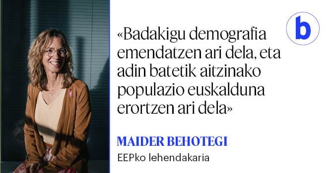 Ekhi Erremundegi (@ekhierremundegi) on Twitter photo EEPren aitzinkontua bikoiztea eskatzen zuen euskalgintzak; negoziaketan heren bateko emendatzea dute mahai gainean.
2050 %30eko helburua eskatu zuen euskalgintzak; %26 anbizio handikoa da omen.
Maider Behotegiri egindako elkarrizketa irakurgai 👇🏽
<a href="/berria/">Berria.eus</a>
berria.eus/euskal-herria/… EEPren aitzinkontua bikoiztea eskatzen zuen euskalgintzak; negoziaketan heren bateko emendatzea dute mahai gainean.
2050 %30eko helburua eskatu zuen euskalgintzak; %26 anbizio handikoa da omen.
Maider Behotegiri egindako elkarrizketa irakurgai 👇🏽
<a href="/berria/">Berria.eus</a>
berria.eus/euskal-herria/…