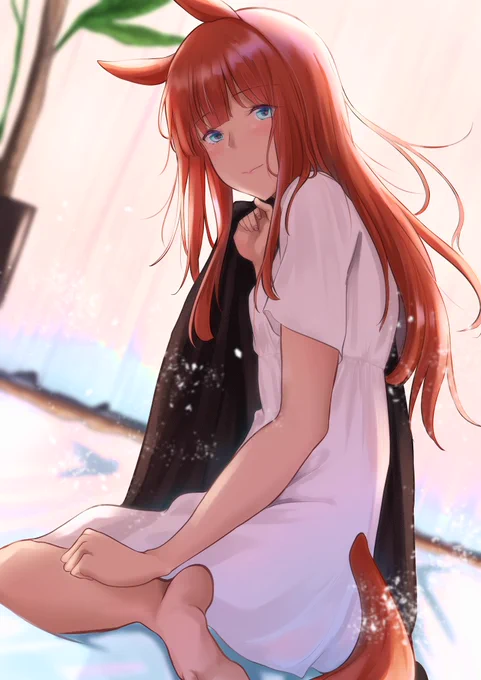 もう少し寝る…?#サイレンススズカ #ウマ娘 