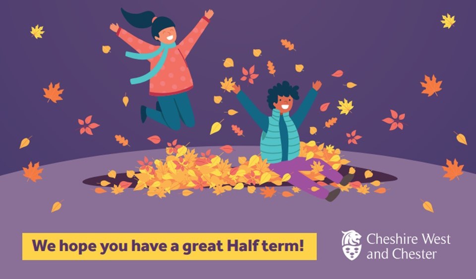 Half term is here, get outside with your little ones in one of our 108 play areas, some have 360º panoramas on our website for you to check it out before you visit – like Grosvenor Park 👉 cwac.co/VT9lj