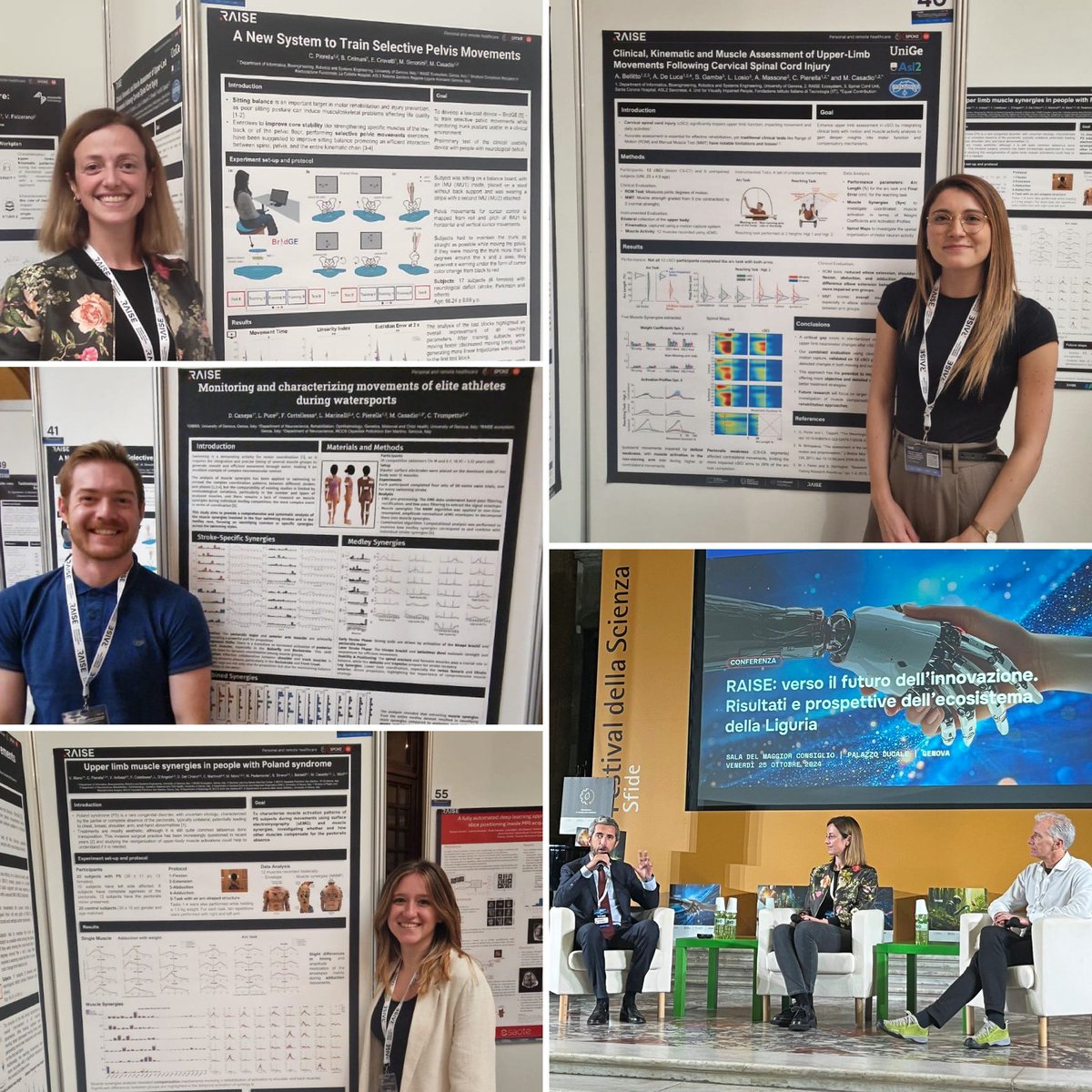 This week has been #RAISE week! We had the opportunity to present our #research in #Robotics and #AI for Socio-Economic Empowerment during the <a href="/FDellaScienza/">Festival della Scienza</a> and the #spoke2 plenary meeting! <a href="/CamillaPierella/">Camilla Pierella</a> @moro_matte <a href="/mauracasadio/">mauracasadio</a> <a href="/AmyBellitto/">Amy Bellitto</a>  #bioengineering