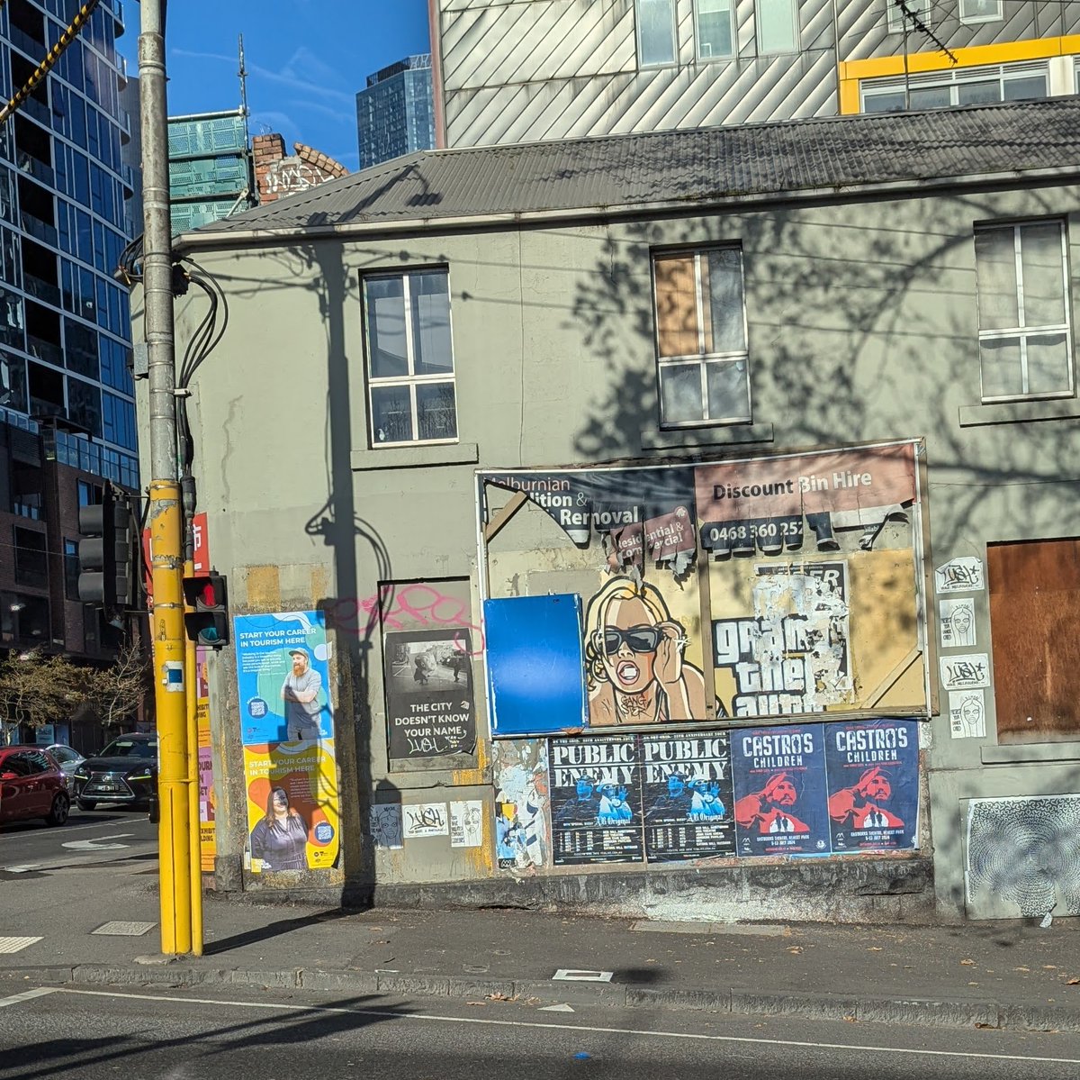 Happy 20th anniversary, GTA:SA! This poster has been on a street corner in Melbourne city for all these years! I think the billboard owner / workers refuse to actually take it down. Love the history you share, <a href="/ObbeVermeij/">Obbe Vermeij</a> ! Thanks to you and the team for the years of fun.