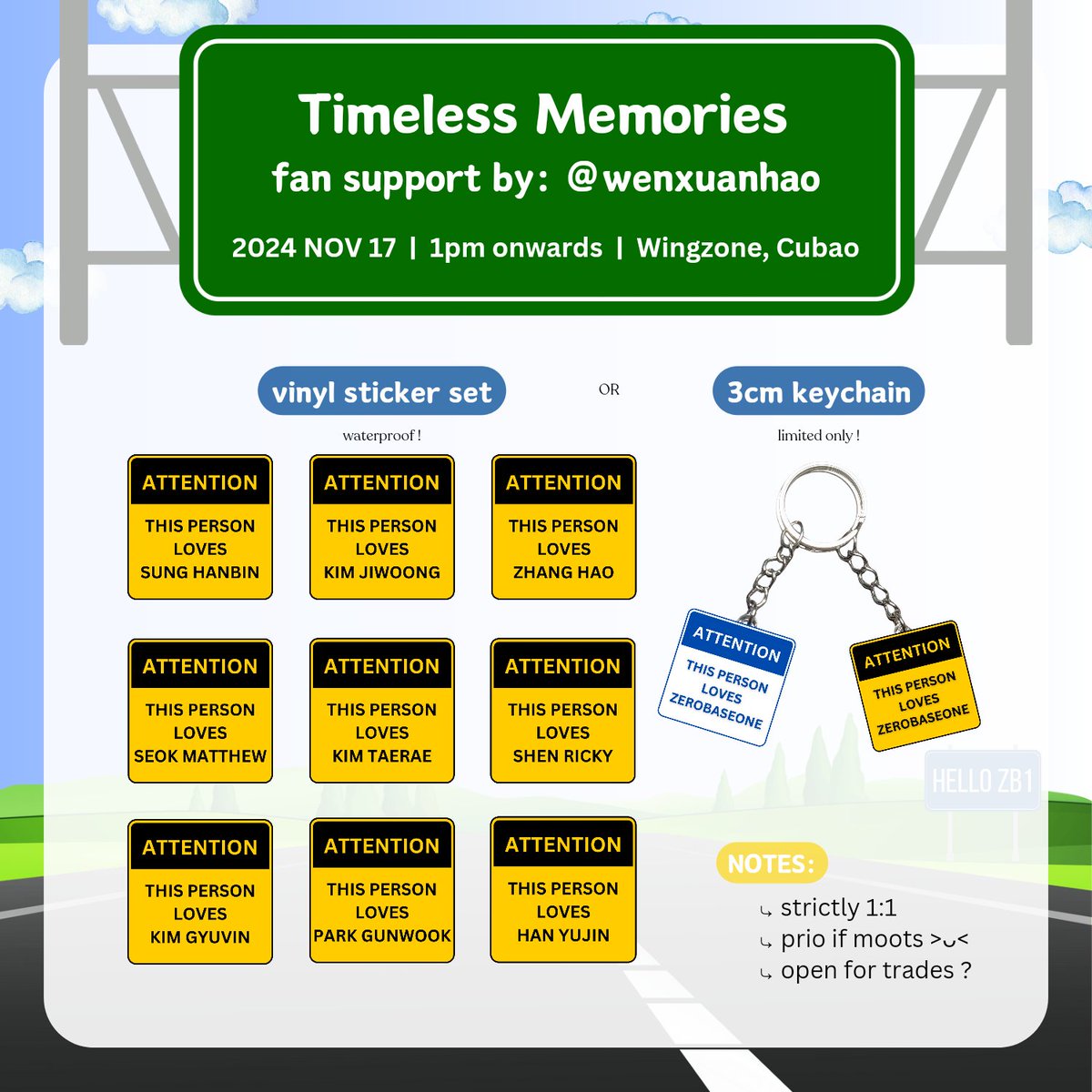 wenxuanhao's tweet photo. . ݁₊ ⊹ . ݁˖ . ݁ #TimelessMemoriesWithZB1 fan support by @wenxuanhao >ᴗ<
⤷ like & rt !
⤷ limited qty only ~
⤷ more info ⬇️
⏱ time: 1pm onwards
⁀➴ loc: wingzone, cubao
#forzerose #zb1 #zerobaseone #zeroni #zb1inmanila #zerobaseoneinmanila #pamigays https://t.co/ExOkCXiKYM