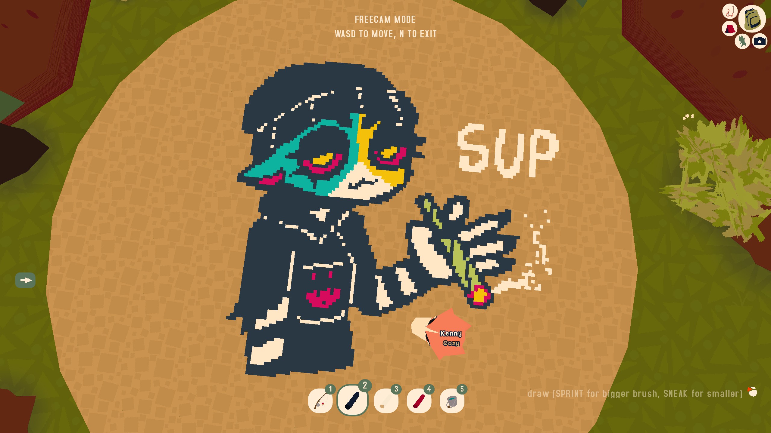 Kenny 🎸 on X: “Drawings I did in Webfishing https://t.co 