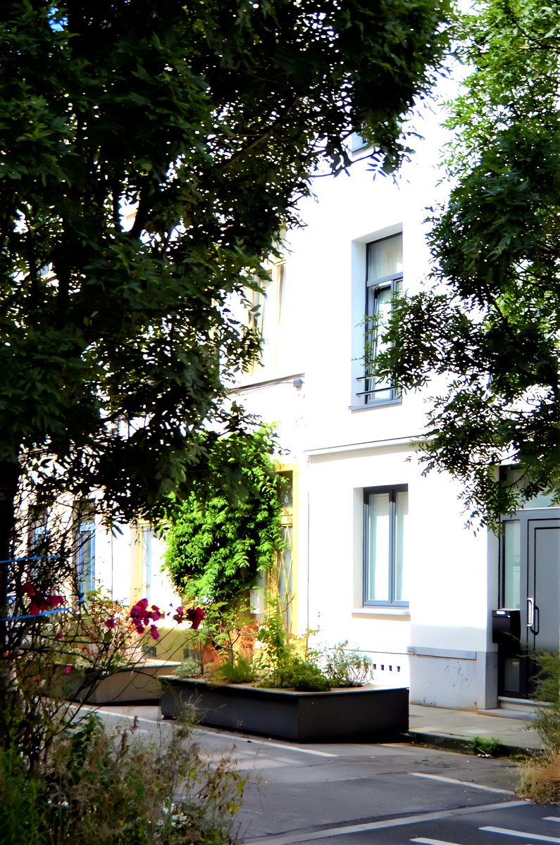 #ixelles : des habitant.e.s ont demandé de supprimer deux places de stationnement pour installer des bacs à plantes potagères et aromatiques...
(un projet mené dans le cadre du Contrat de quartier)