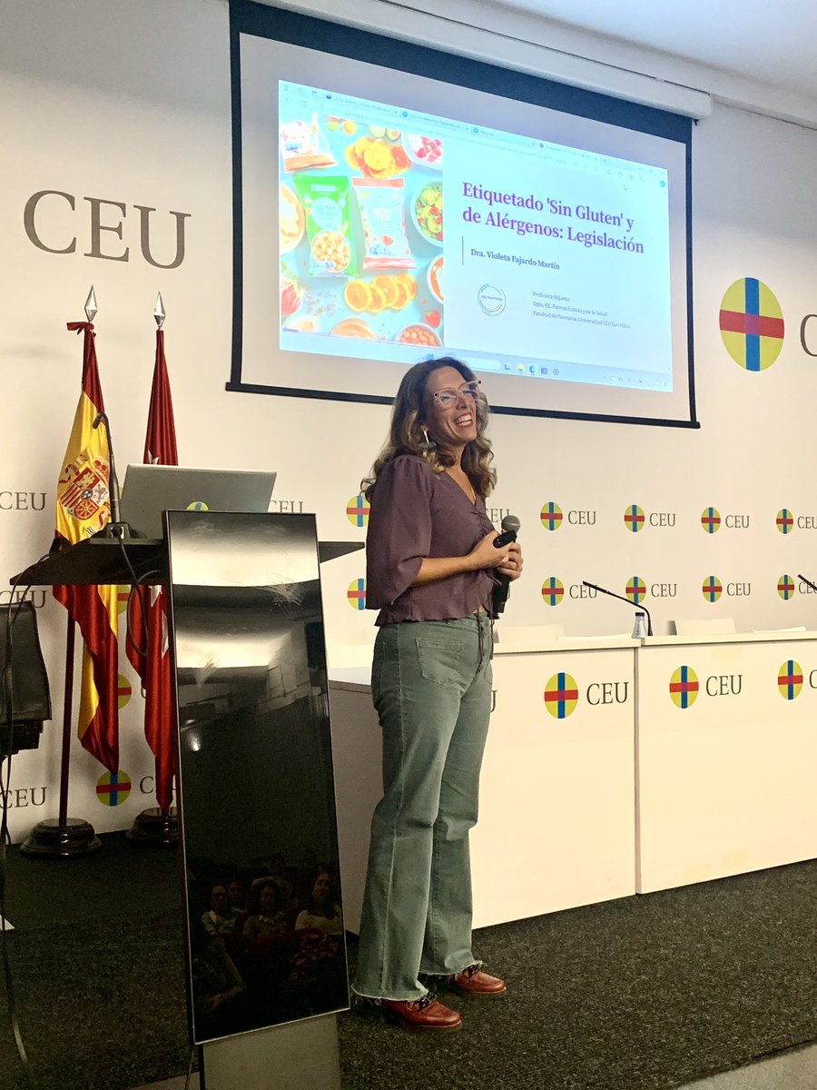 María Achón y Tuñón (@achontu) on Twitter photo Etiquetado sin gluten y de alérgenos: Legislación. Con la Dra. Violeta Fajardo <a href="/viofajardo/">Viofajardo</a> de <a href="/FarmaciaCEU/">USPCEUfarmacia</a> hoy en I Curso #Nutrición sin gluten organizado por <a href="/USPCEU/">Universidad CEU San Pablo</a> y <a href="/CeliacosMadrid/">CeliacosMadrid</a> Etiquetado sin gluten y de alérgenos: Legislación. Con la Dra. Violeta Fajardo <a href="/viofajardo/">Viofajardo</a> de <a href="/FarmaciaCEU/">USPCEUfarmacia</a> hoy en I Curso #Nutrición sin gluten organizado por <a href="/USPCEU/">Universidad CEU San Pablo</a> y <a href="/CeliacosMadrid/">CeliacosMadrid</a>