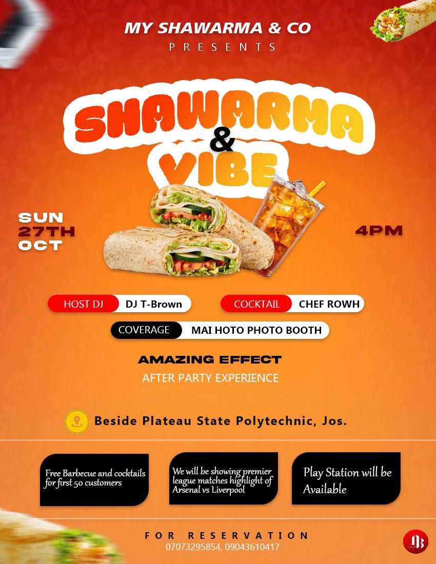 Who is free tomorrow??

Let’s attend this hangout together at <a href="/MYSHAWARMACo/">MY SHAWARMA & CO. 🌯🌯</a> ?? I will be there live!!😋🥳

Kindly retweet 🙏