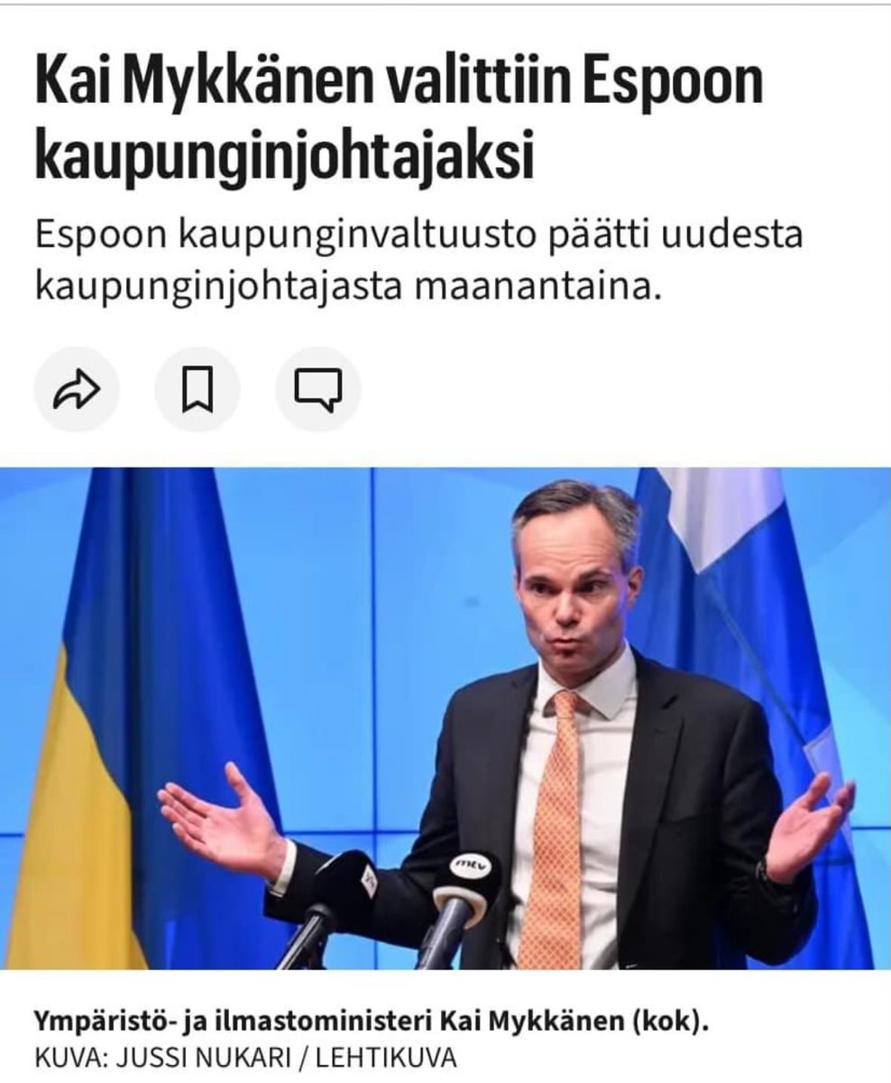 janneknen's tweet photo. Ai katos.
No ei yllätä että vihervasemmistolainen #horoomus puikkoihin. https://t.co/v4EonrjGRn